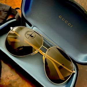 Brand new Gucci Aviator pilot sunglasses